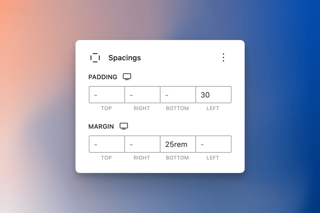 Spacing Kit Spacings - Ghost Kit